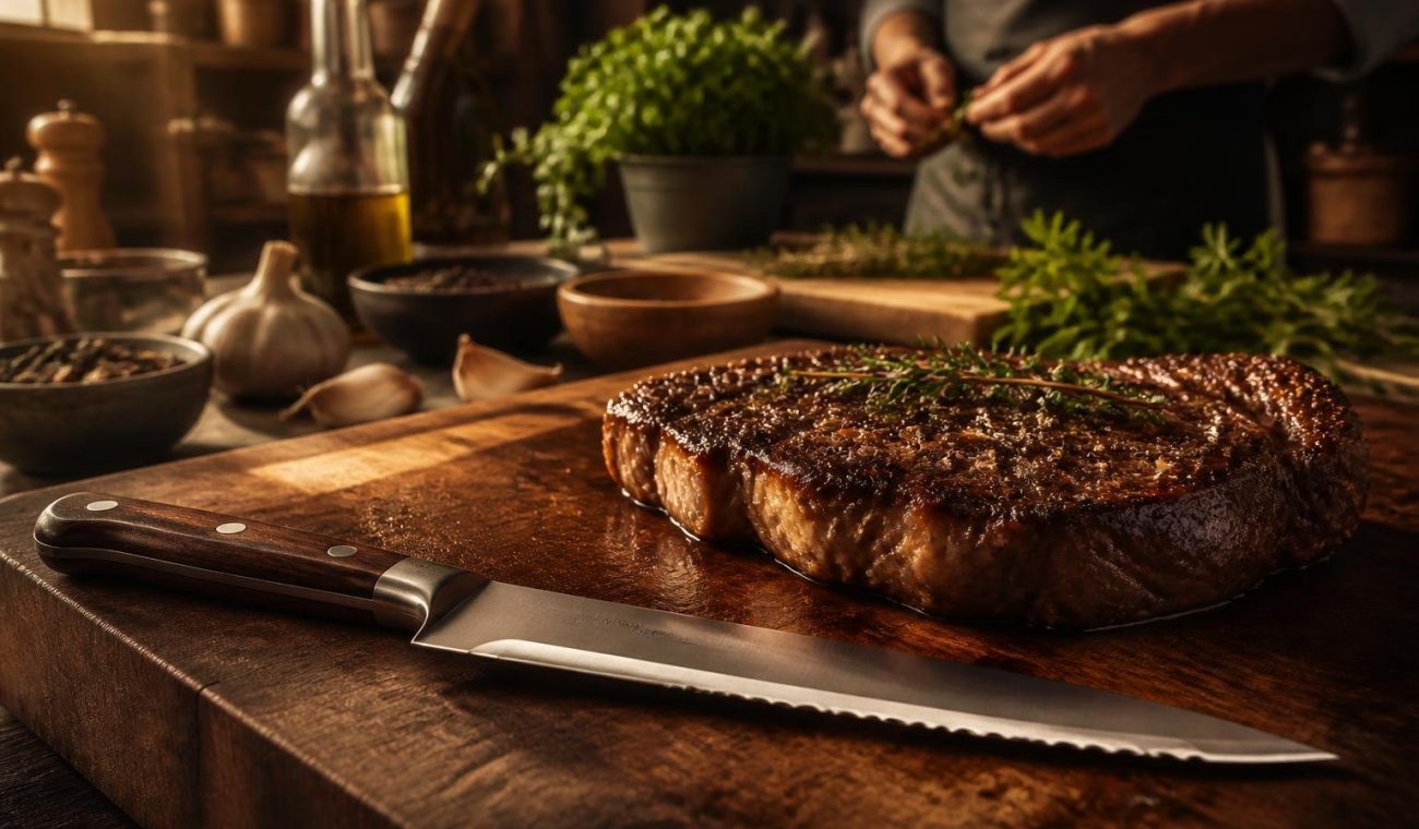 The Cutting Edge: Transforming Your Dining Experience with a Serrated Steak Knife Set